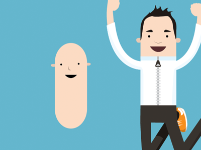 Sausage People character illustration vector