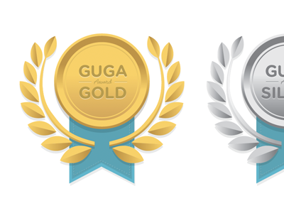 Gold Award award illustration vector