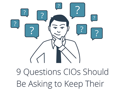 9 Questions 9 business cio illustration man questions thiking
