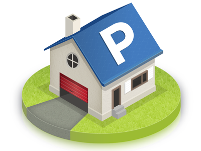 ParkatmyHouse icon/logo