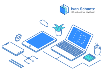 Mobile developer hero illustration