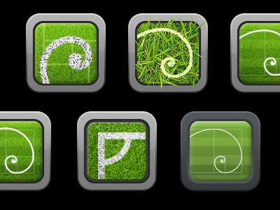 iPhone app icon design progress app green icon iphone logo sport