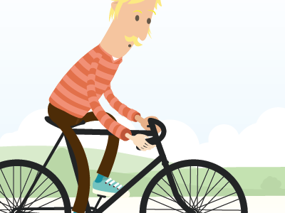 Cyclist cyclist illustration