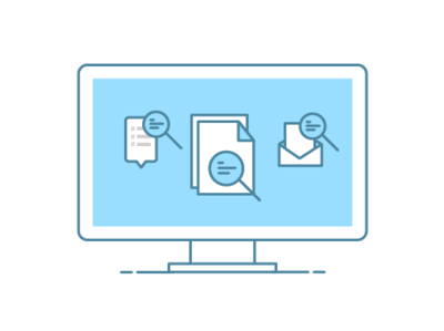 An Introduction To eDiscovery search apple cinema display screen mac illustration