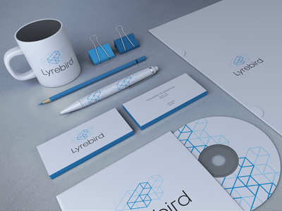 Discarded brand identity mockup