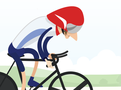 Go Wiggo Go! 404 bradley wiggins cycling illustration
