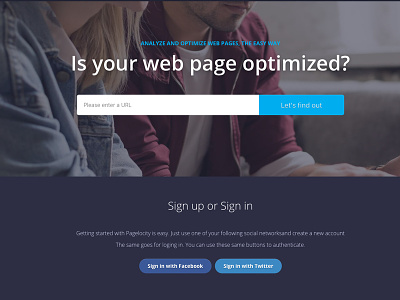 Pagelocity Redesign application landing landing page optimization product page report web app