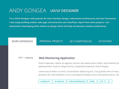 Employee Directory App WIP app design resume