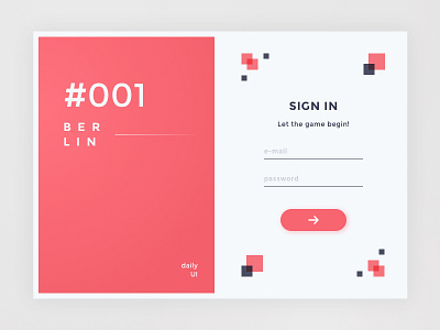 Daily UI #001 - Sign In