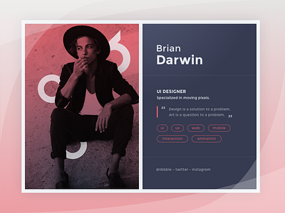 Daily UI #006 - User Profile