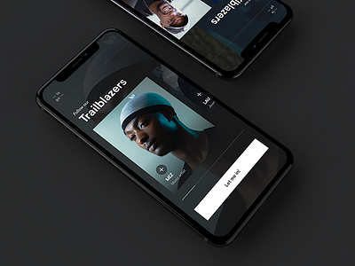 Onboarding Page 01 dark theme mobile onboarding sign up social social platform trailblazers ui ui ux