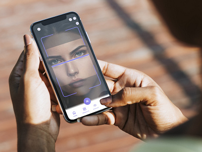 Skin care mobile application scanner feature