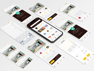 El-harkan property finder app design el harkan property finder home homescreens p property finder real estate ui ux