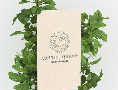 Metamorphose Massoterapia branding design graphic design logo visual identity