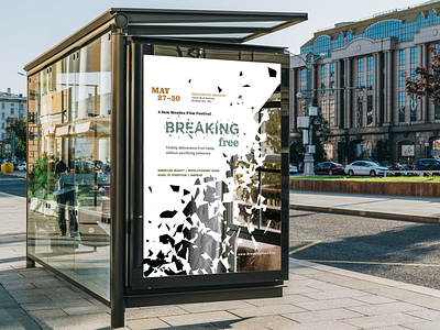 Breaking Free Film Festival - Poster branding design graphic design poster design