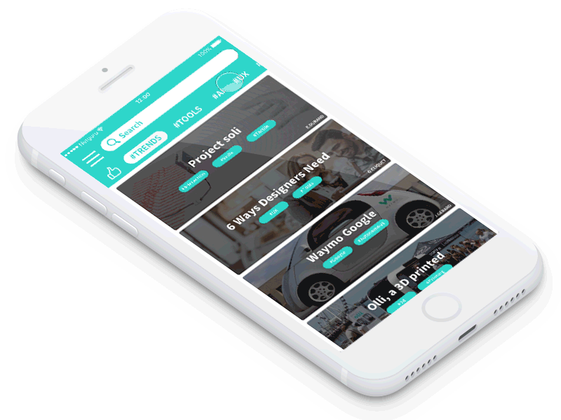 Bookmarking App app concept design interface ios mobile ui ux