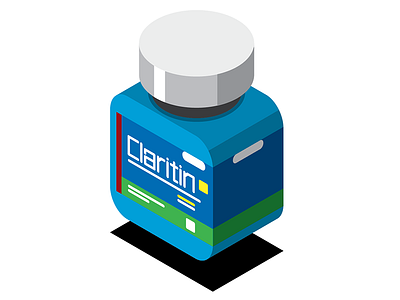 IsoMeds health illustration isometric meds pharma