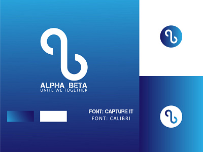 AlphaBeta Logo bestlogo branding design flatlogo graphic design icon illustration logo logodesign logodesigninspiration logofolio logoicon logomark logos minimalistlogo professionallogo