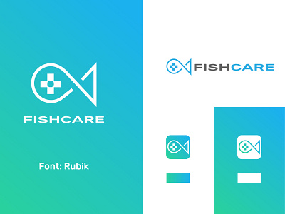 Fish Care logo bestlogo brandidentity branding design flatlogo icon illustration logo logofolio logoinspiration logomaker logomark logos uniquelogo vector visualidentity