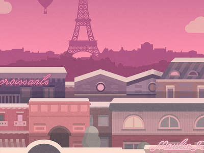 Paris - illustration for a game