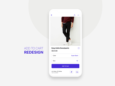 Rethinking the shopping experience add to cart app catalog design ios ui