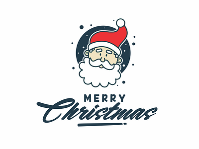 Santa design illustration logo