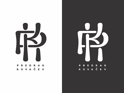 PK logo designe identity kovacev logo personal pk predrag