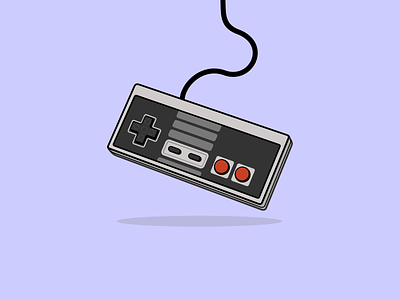 NES Controller controller design illustration nes