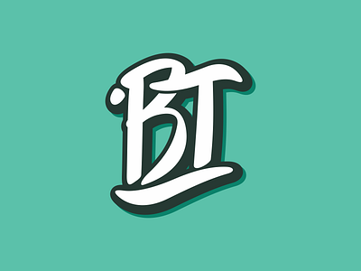 BT bt design lettering