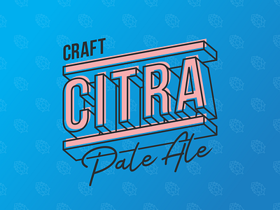Craft Citra Pale Ale ale beer citra craft design logo pale