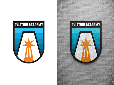 Aviation Academy Patch academy acviation design logo patch