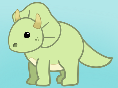 Cute Pastel Dino