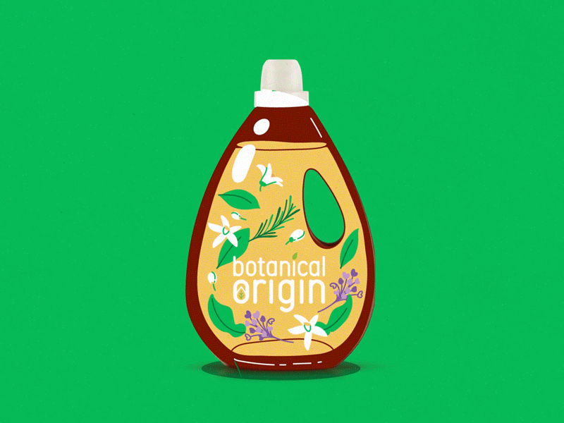Go green ! 2d after effect animation bottle branding butterfly flowers graphic design illustration motion graphics vector
