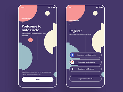 NoteCircle - Todo list app - welcome