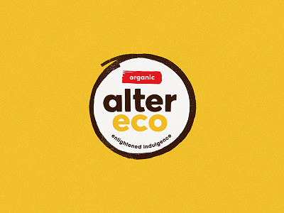 Alter Eco - Logo branding design illustration logo pattern shape texture typography vector yellow