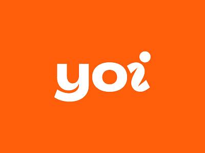 Yoi branding design idenity identity branding identitydesign illustration logo logodesign logotype orange type typography vector wordmark