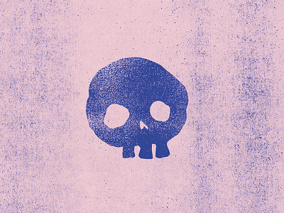 Monday illustration skull texture