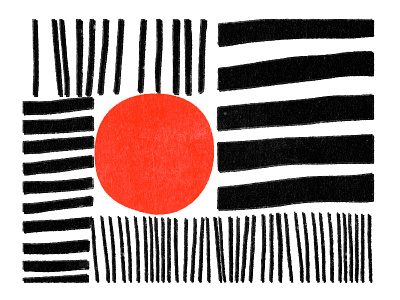 🔴➖ black illustration pattern red shape texture white