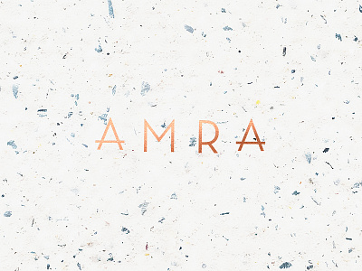 Amra branding design identity logo mark pattern texture visual identity