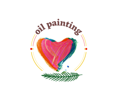 Oil painting logo 3d animation branding graphic design logo motion graphics