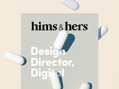 New Job: Hims & Hers 3d animation branding health medication pills web wellness