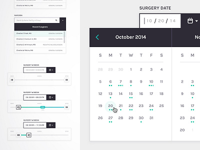 Medical Startup Components Style Guide by Dave Soderberg on Dribbble