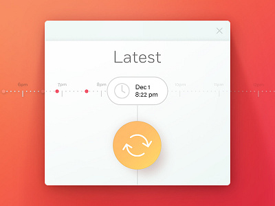 Pitch Scraps bright button colorful flat interface modal technical timeline ui