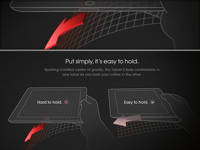 Sony Tablet Weight Comparison 3d diagram illustration ipad tablet technical wireframe