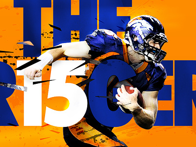 Tebow — Pull The Trigger broncos poster sports tebow