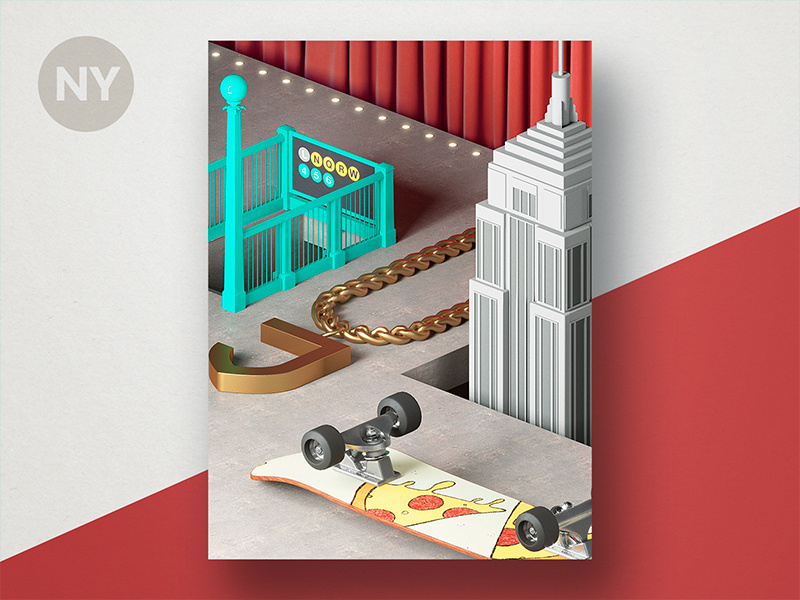 Dribbble jetty state scenes ny