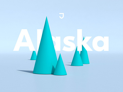 Now In Alaska 3d alaska c4d cone headline models scene trees