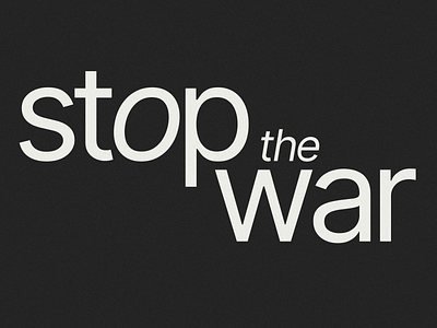 stop the war