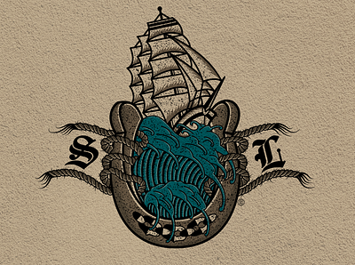 Sailor luck design graphic design illustration logo luck lucky sailor vector
