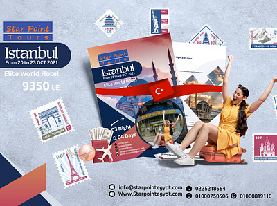 All Over Istanbul advertising creative design flyer design istanbul social media travel turkey